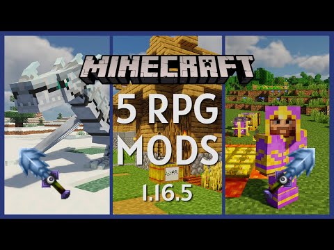 Top 5 AMAZING Minecraft RPG Mods for 1.16.5