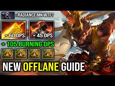 RADIANCE MONKEY IS TOO OP Craziest Offlaner Guide | EPIC New Meta Burning DPS 22Kills DotA 2