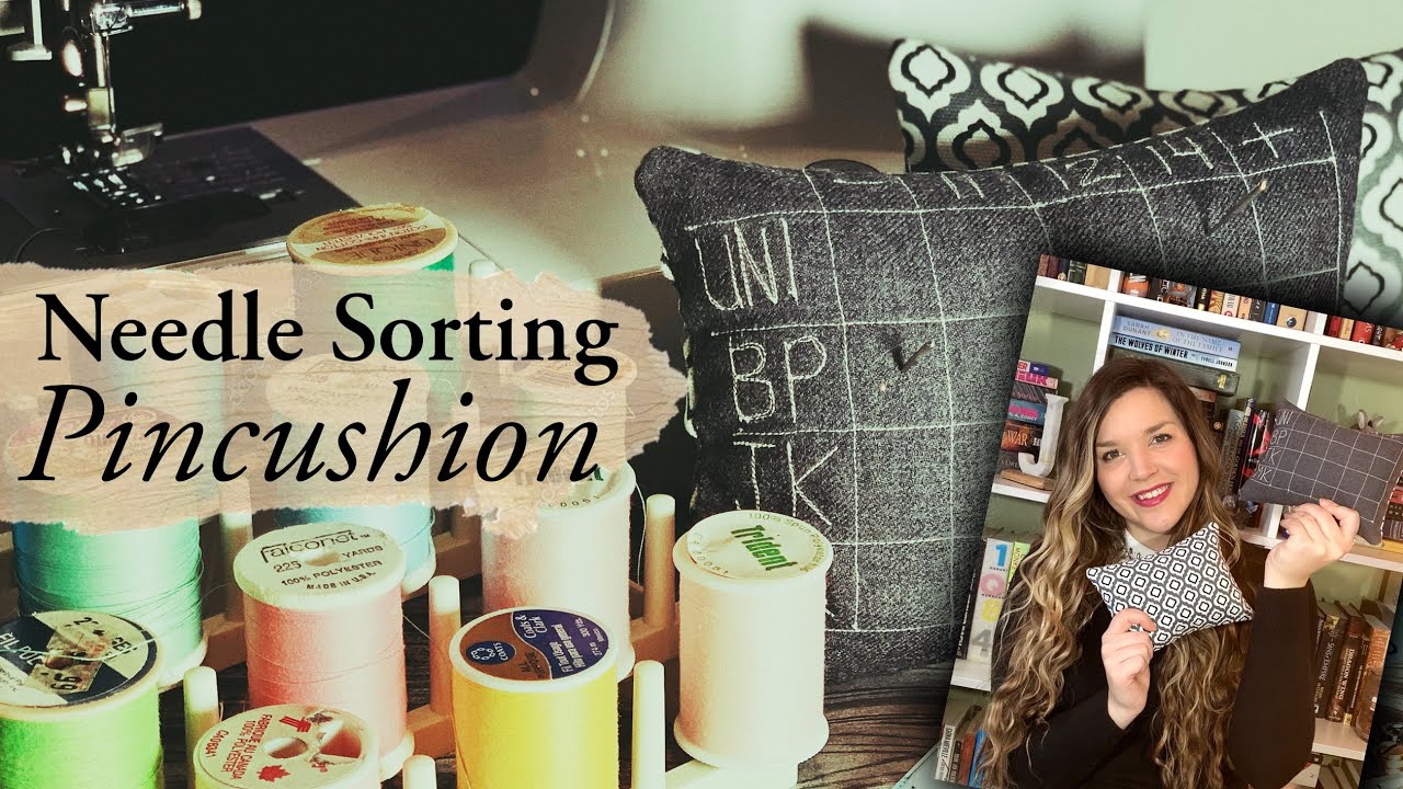How To Make A Needle Sorting Pin Cushion | Easy No Pattern | Pincushion Diaries