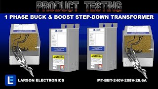 1 Phase Buck & Boost Step-Down Transformer - 240V Primary - 208V Secondary at 26.6 Amps - 50/60Hz
