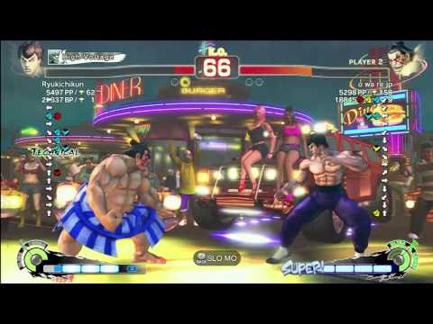 SSF4:AE Commentary - Ryukichikun ( FeiLong ) Vs o wa re jp ( Honda )