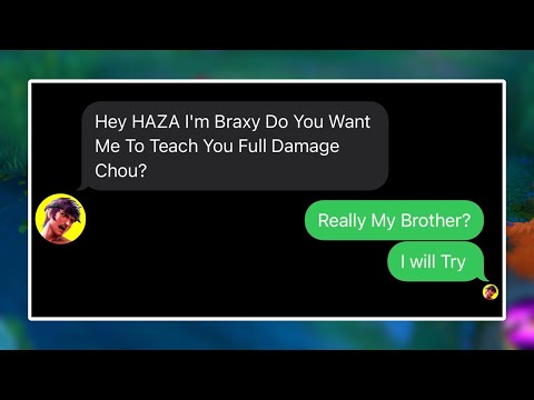 BRAXY TEACH HAZA THIS BUILD FULL DAMAGE CHOU!! 😱 | CHOU NEW META SEASON 25 | MOBILE LEGENDS