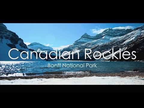 AESTHETIC VIDEO CANADIAN ROCKIES IN THE WINTER [FULL 4K] MOUNTAIN VIBES