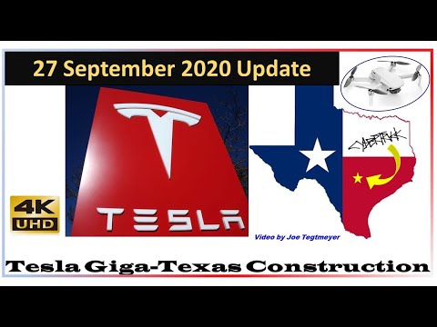 Tesla Gigafactory Texas 27 September 2020 Construction Update