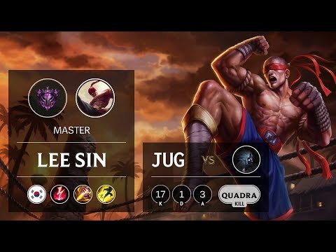Lee Sin Jungle vs Kindred - KR Master Patch 9.15