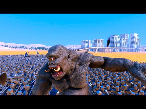 3x GIANT CYCLOPS vs 20.000 HEAVY KNIGHTS UEBS