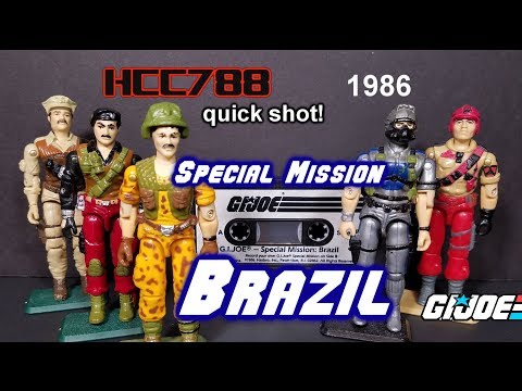 HCC788 quick shot: 1986 SPECIAL MISSION: BRAZIL - Vintage G.I. Joe toys!