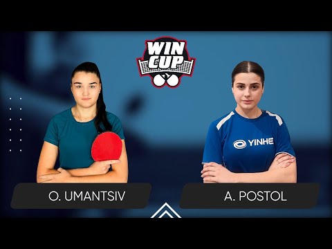 08:15 Olha Umantsiv - Anastasiia Postol West 2 WIN CUP 13.01.2024 | TABLE TENNIS WINCUP