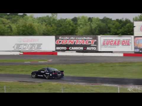 Brad Carlton Leading Francis Tassé - Formula Drift Canada Round 1 2015