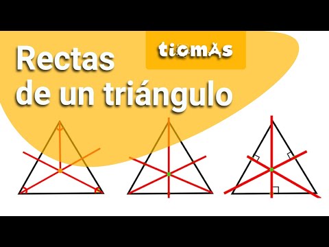 Rectas y puntos notables de un Triángulo