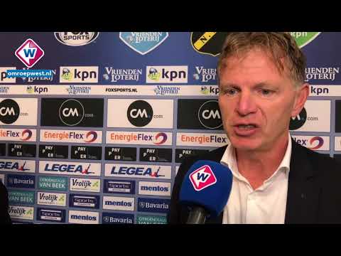 Reactie ADO-trainer Fons Groenendijk na de winst op NAC