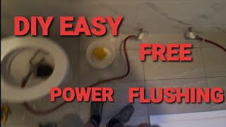 DIY Easy , free power flushing. Proste płukanie systemu ogrzewania.