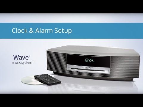 Bose Wave III - Clock & Alarm Setup