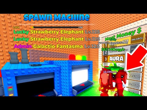 Owner Gave Me 100 LUCKY BLOCKS So I FUSED THEM with SPAWN MACHINE in Escape Tsunami for brainrots