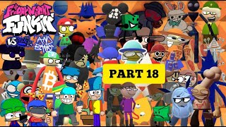 FNF vs Dave and Bambi ALL Characters Name PART 18 | Pineapple, Hortas, Purgatory, Venture, All Leaks