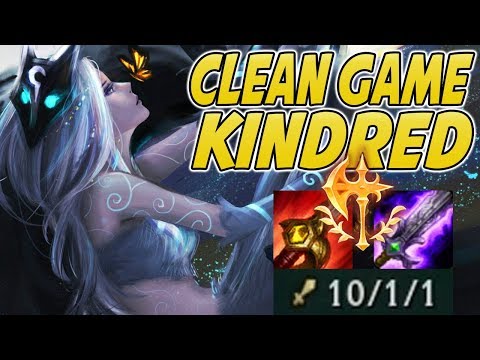 QUICK AND CLEAN KINDRED CARRY | 9.7 Kindred Jungle - League Of Legends