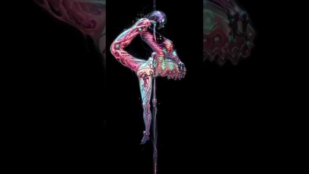 organic pole dancing by stablediffusion #poledance #poledancer #dance #ai #stablediffusion