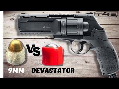HDR 50 (11 joules) • DEVASTATOR vs 9mm REAL BULLETS
