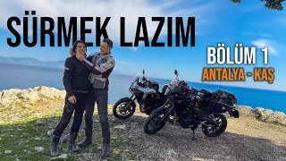 Antalya'nın En Güzel Motosiklet Rotası | Honda NX 500 ile Yola Çıktık 