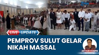 92 Orang Ikut Nikah Massal di Aula Mapalus Kantor Gubernur Sulawesi Utara, Wagub Steven Jadi Saksi