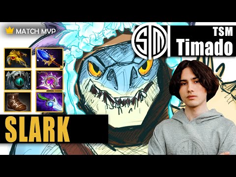 Slark Safelane | TSM.Timado | 25 KILLS SLARK INSANE META 7.32D HARD CARRY | 7.32d Gameplay Highlight