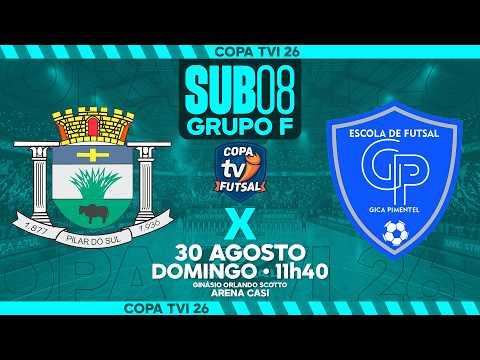 Copa TVitapê 2026 | SUB08 | Grupo F | Pilar do Sul Pilar do Sul x Gica Pimentel Itapeva