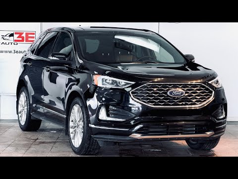 2022 Ford Edge Titanium AWD in Black for sale at 3E Auto Sales in Mount Pearl, NL
