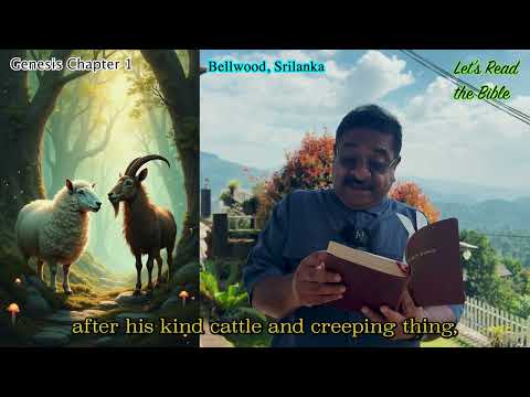 Genesis 1 - Let's read the Bible (KJV) - Read by: Pastor Suresh Ramachandran
