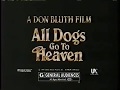 All Dogs Go To Heaven Movie TV Spot