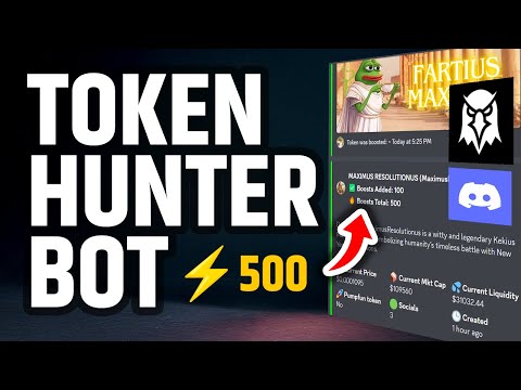Solana Hunter Sniper Bot | Boosted in Discord
