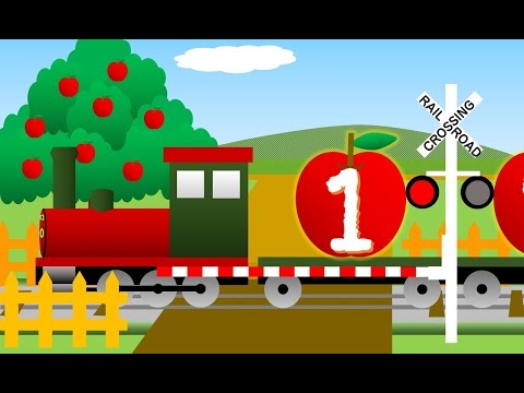 Learn Numbers 1-5 for Kids and children with choo choo train