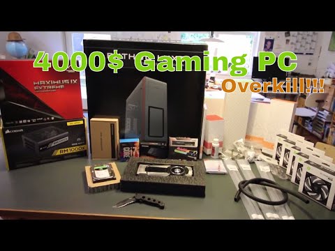 $4000 Water Cooled Gaming PC build! (Part 1)