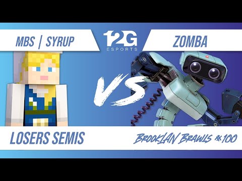 BrookLAN Brawls 100 - MBS | Syrup (Steve) v. Zomba (ROB) - Losers Semis