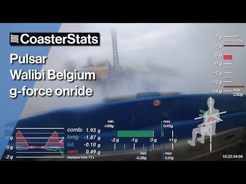 Pulsar g-force onride - Walibi Belgium [4K 60FPS]