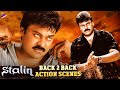 Chiranjeevi Stalin Back To Back Action Scenes Chiranjeevi Trisha Mani Sharma AR Murugadoss