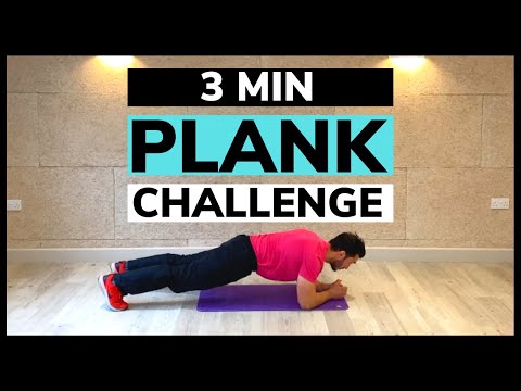 3 Minute Plank Challenge | Quick Plank Workout (Follow Along)
