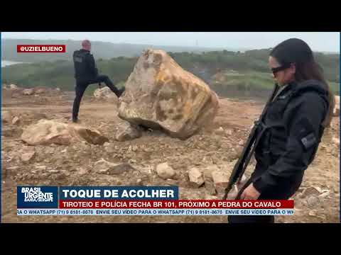 TIROTEIO E POLÍCIA FECHA BR 101, PRÓXIMO A PEDRA DO CAVALO