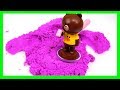 The Farmer In The Dell Learn Color Kinetic Sand Purple Cake And Line Friends Brown Hammer Toy