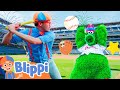Blippi Hits A Home Run In Philly Blippi Full Episodes Learning Videos With Blippi