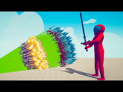 AMONG US IMPOSTOR GIANT vs EVERY GOD | TABS - Totally Accurate Battle Simulator
