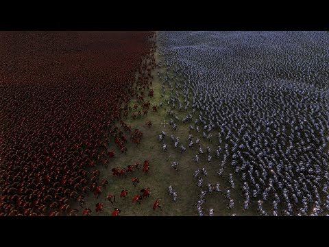 20.000 SPARTANS vs 20.000 DWARVES - Ultimate Epic Battle Simulator