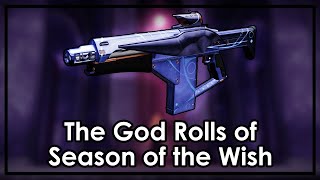 You should care about some of these Season of the Wish weapons.