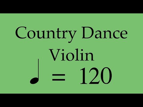 Suzuki Violin Book 5 | Country Dance | Piano Accompaniment | 120 BPM