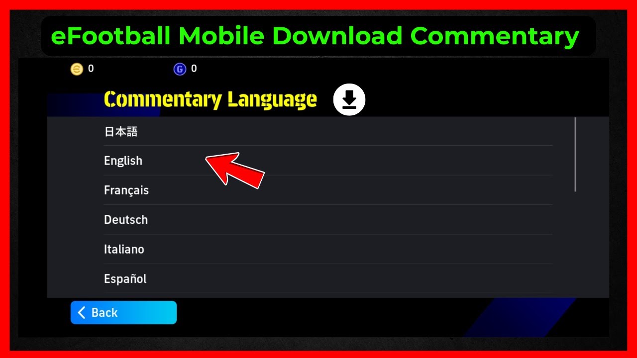 How to Download commentary in efootball 2026