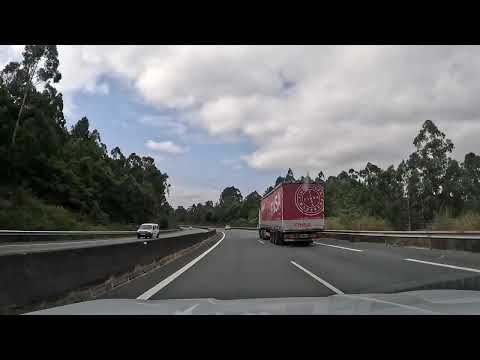 La tortuosa ma divertente #autostrada #autovia AP9 Spagnola #Santiago de #Compostela a #Pontevedra 