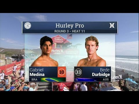 Gabriel Medina vs. Bede Durbidge - 2015 Hurley Pro at Trestles