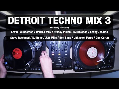 Detroit Techno Mix 3 | With Tracklist | Vinyl Mix