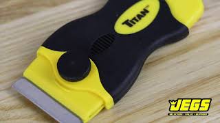 Razor Scraper with Safety Cap - video thumbnail 4