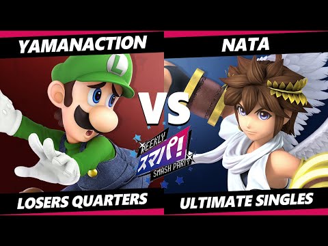 Sumapa 61 Losers Quarters - Yamanaction (Luigi) Vs. Nata (Pit) SSBU Ultimate Tournament