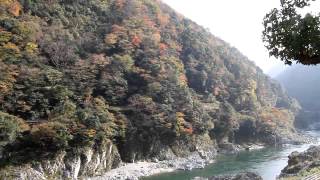 preview picture of video '徳島県　大歩危の紅葉　その2'